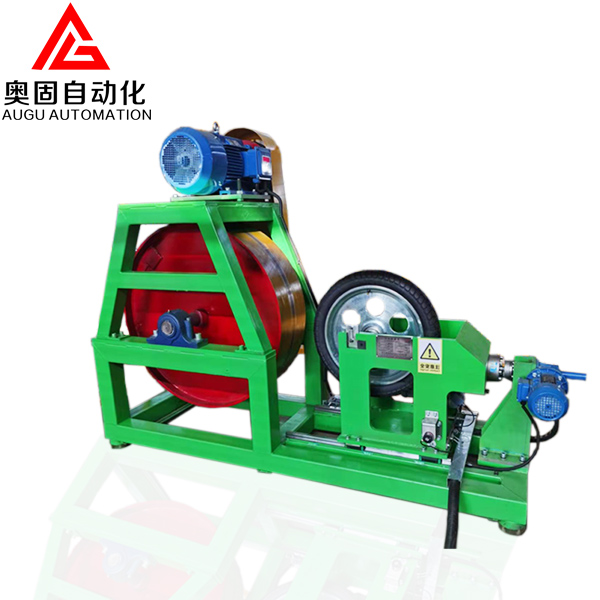 Motorkerékpár gumiabroncs futásteljesítmény-vizsgáló gép